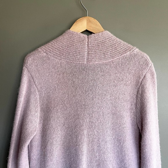 Soft Surroundings Serena Sweater in Dawn Pink Size Small Alpaca Wool Ribbed - Picture 11 of 13